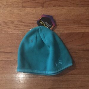 Under Armour Fleece Beanie Aqua- NWT